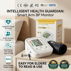 Smart Care Fully Automatic Digital BP Monitor Machine – Hospital-Grade Accuracy & Dual Power