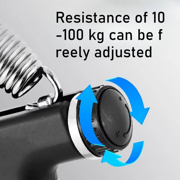 Adjustable Hand Gripper Exerciser with Counter