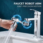1080° Rotating Sink Faucet Extender – Anti-Splash Water Saver Tap